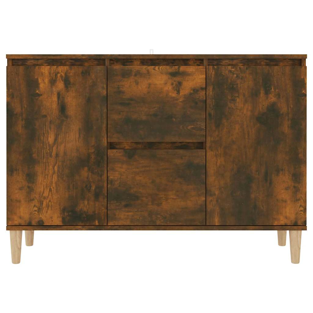 815162 vidaXL Sideboard Smoked Oak 101x35x70 cm Engineered Wood