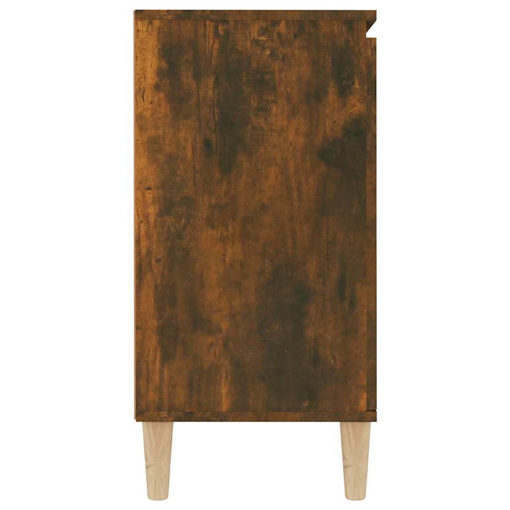 815162 vidaXL Sideboard Smoked Oak 101x35x70 cm Engineered Wood