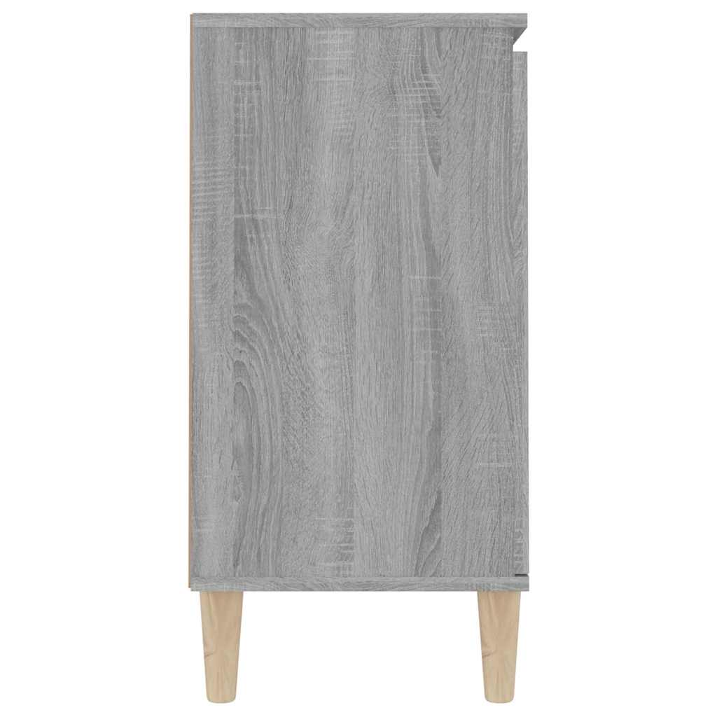 815163 vidaXL Sideboard Grey Sonoma 101x35x70 cm Engineered Wood