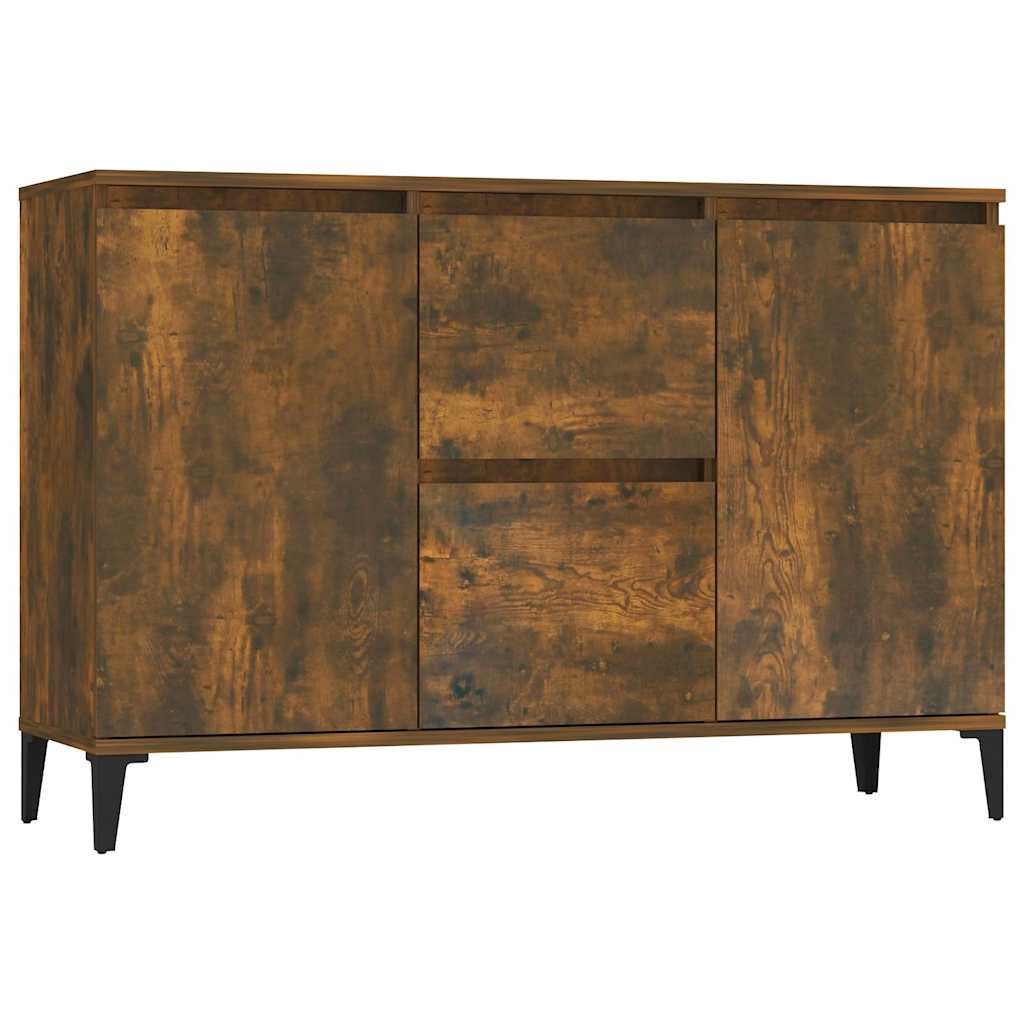 815165 vidaXL Sideboard Smoked Oak 102x35x70 cm Engineered Wood