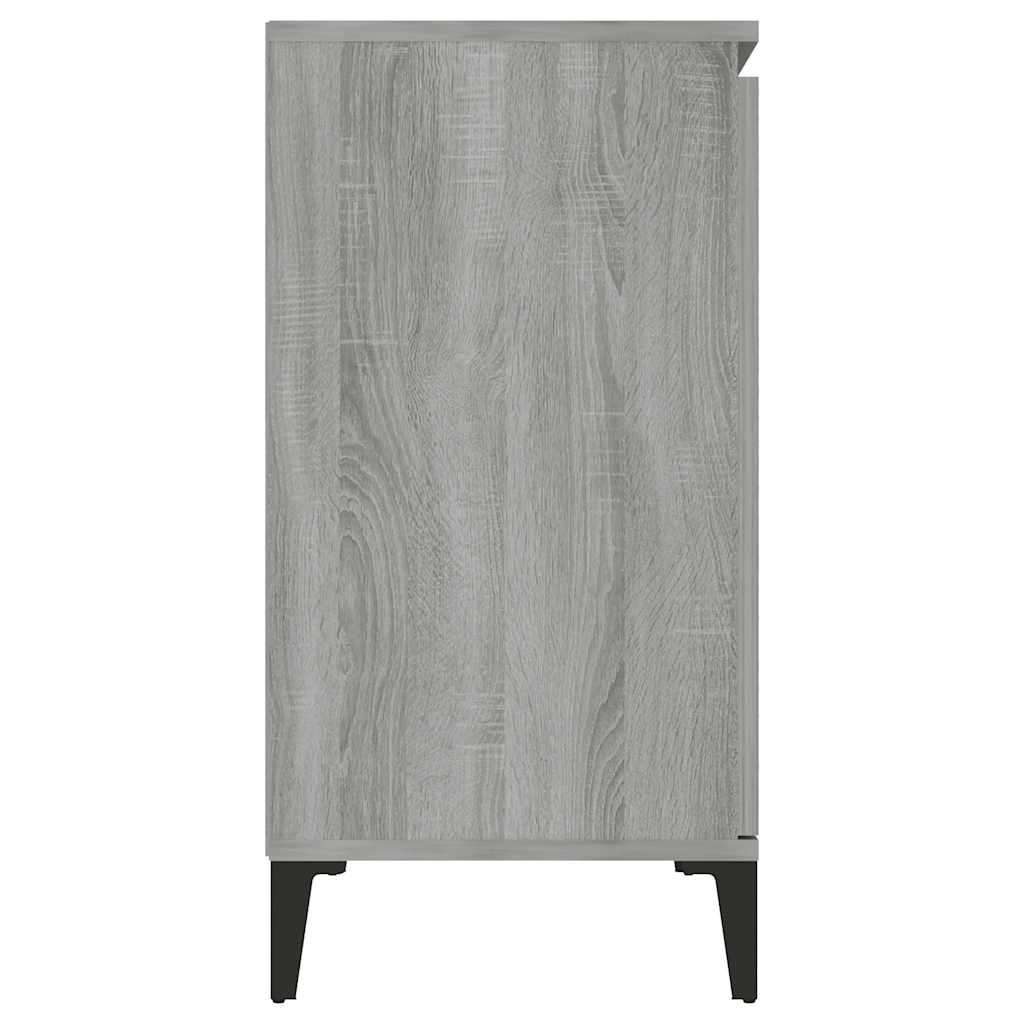 Sideboard Grey Sonoma 102x35x70 cm Engineered Wood