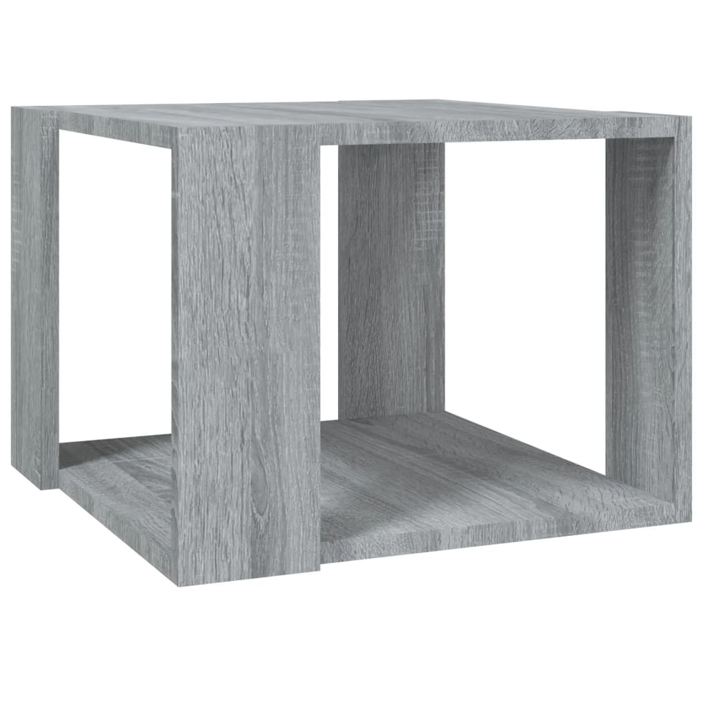 vidaXL Coffee Table Grey Sonoma 40x40x30 cm Engineered Wood