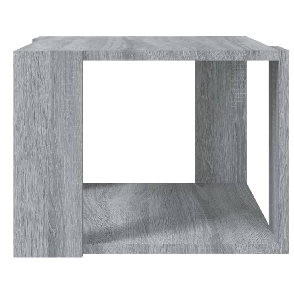 vidaXL Coffee Table Grey Sonoma 40x40x30 cm Engineered Wood