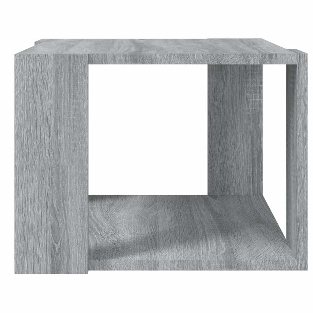 815169 vidaXL Coffee Table Grey Sonoma 40x40x30 cm Engineered Wood