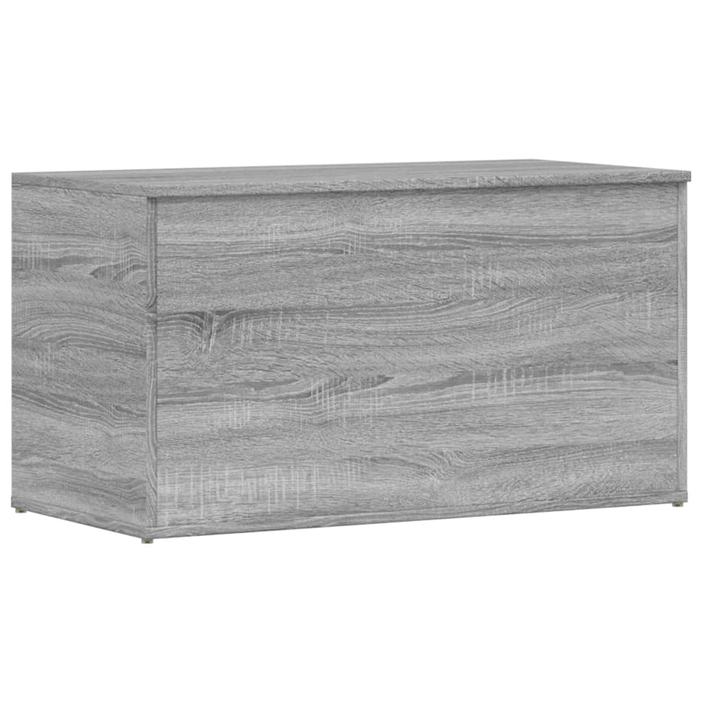 vidaXL Storage Chest Grey Sonoma 84x42x46 cm Engineered Wood