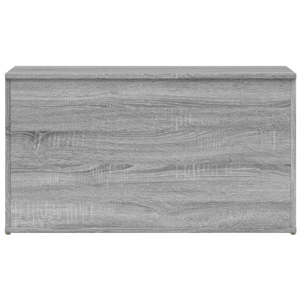 vidaXL Storage Chest Grey Sonoma 84x42x46 cm Engineered Wood