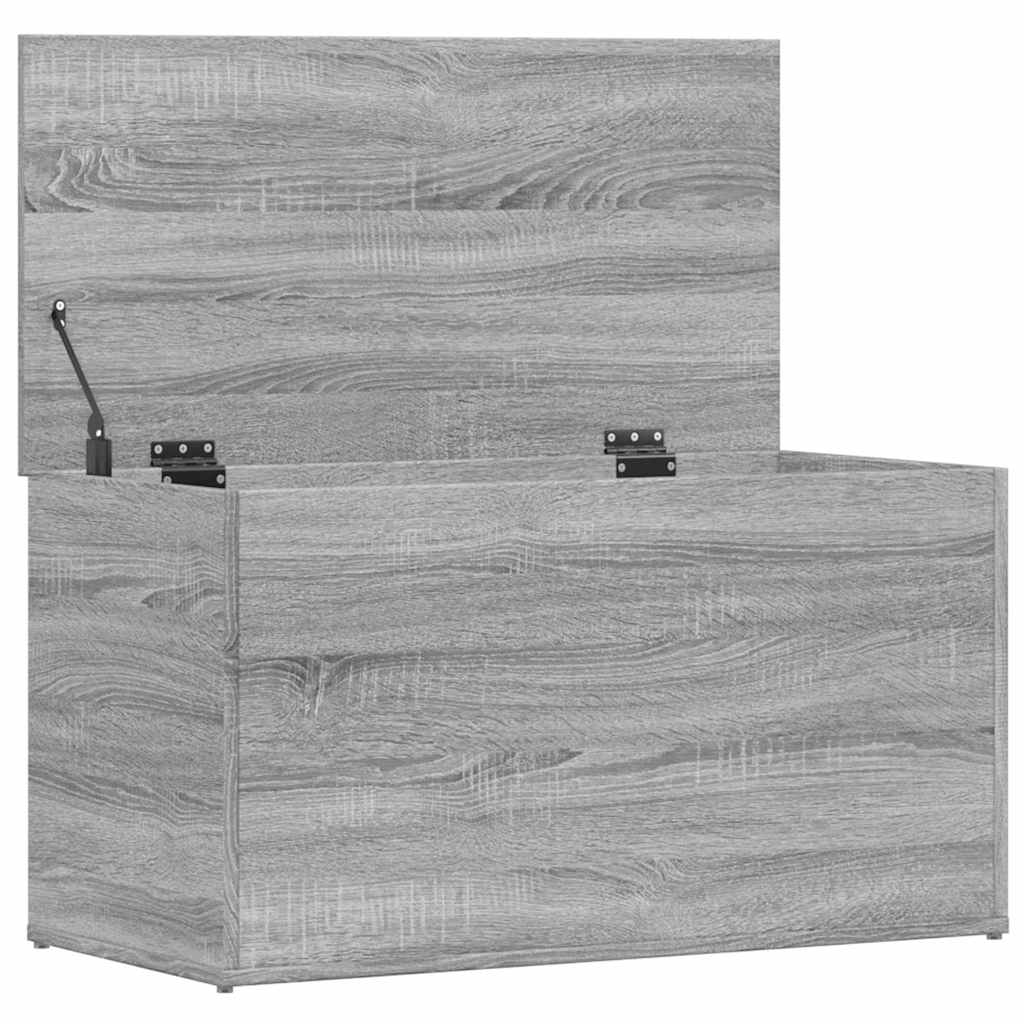 815193 vidaXL Storage Chest Grey Sonoma 84x42x46 cm Engineered Wood