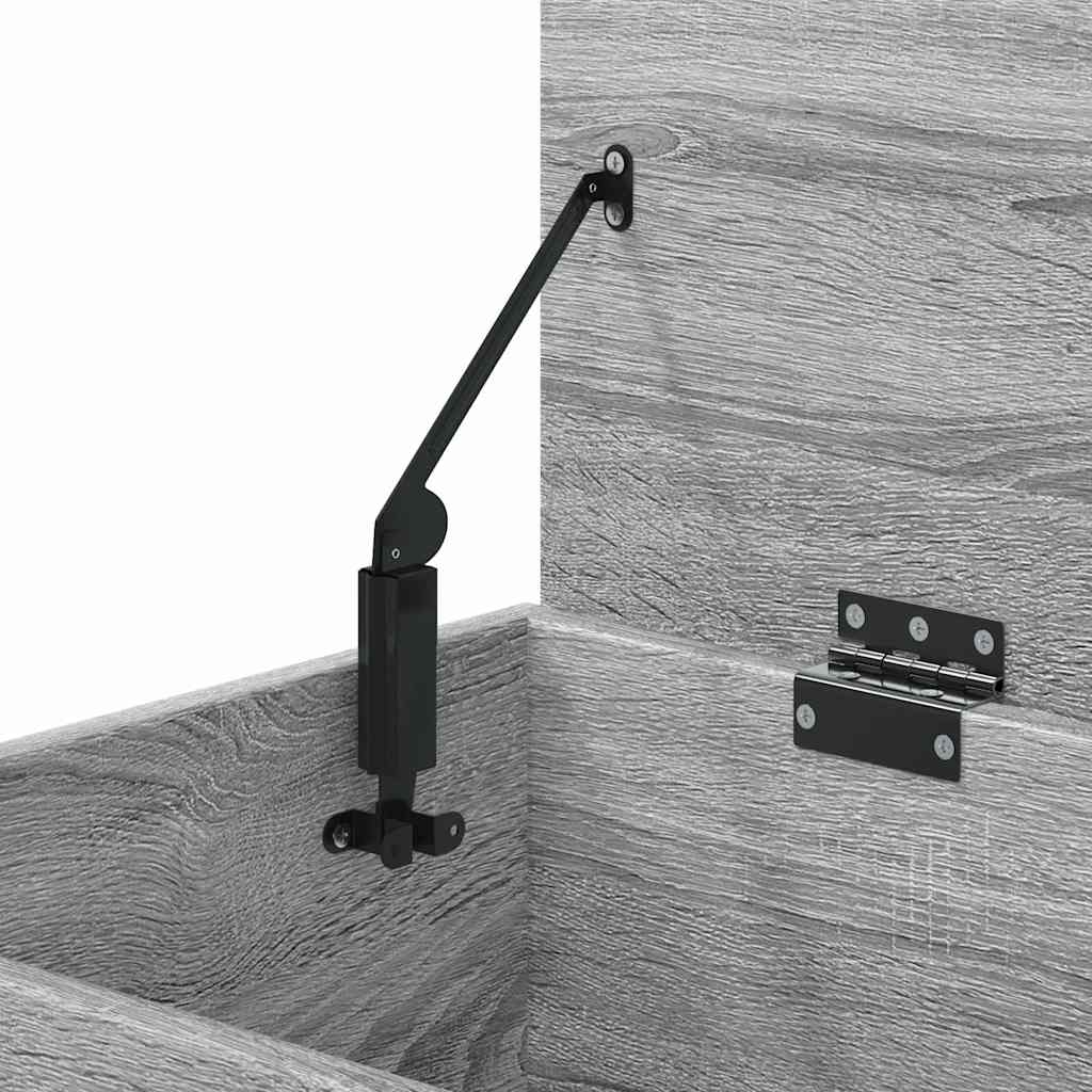 815193 vidaXL Storage Chest Grey Sonoma 84x42x46 cm Engineered Wood