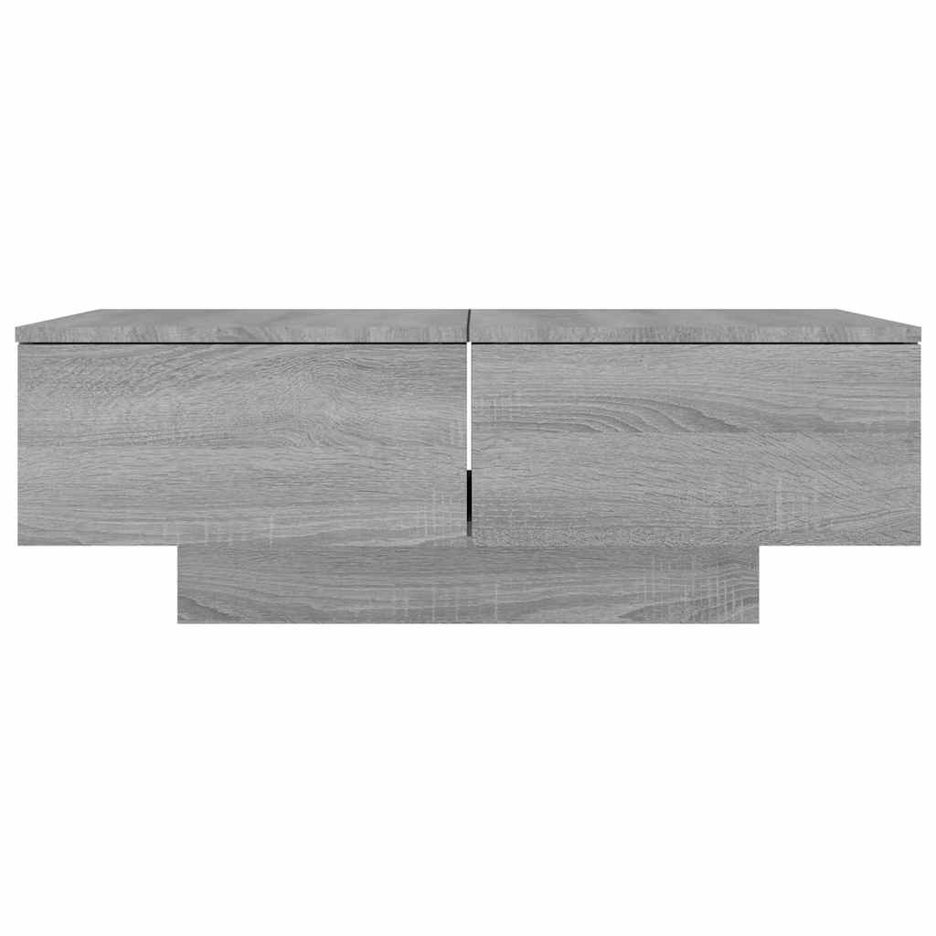 815196 vidaXL Coffee Table Grey Sonoma 90x60x31 cm Engineered Wood