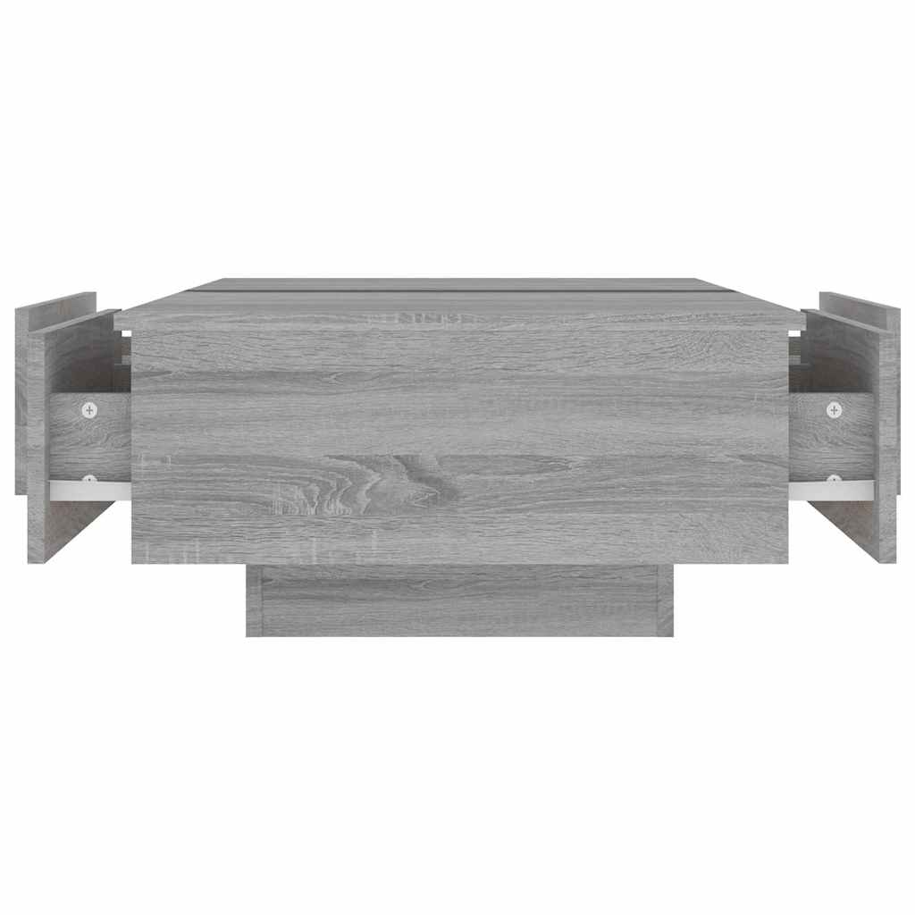 815196 vidaXL Coffee Table Grey Sonoma 90x60x31 cm Engineered Wood