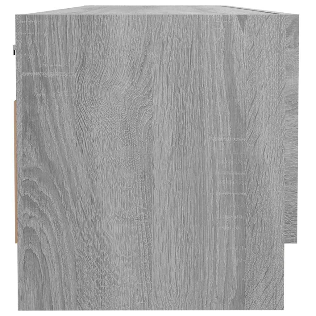 vidaXL Wardrobe Grey Sonoma 100x32.5x35 cm Engineered Wood