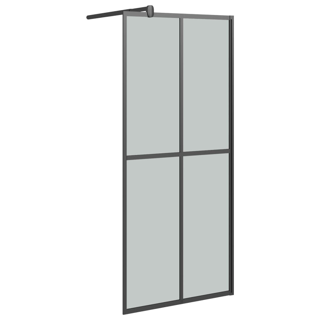 Walk-in Shower Screen 80x195 cm Dark Tempered Glass