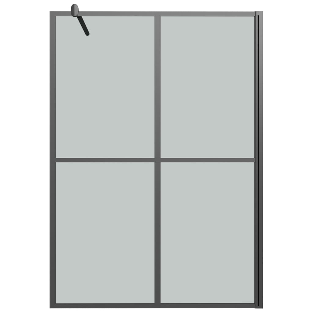 Walk-in Shower Screen 140x195 cm Dark Tempered Glass