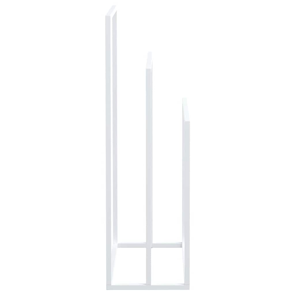 Freestanding Towel Rack White 48x24x79 cm Iron