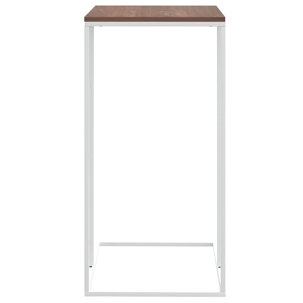 343094 vidaXL Side Table White 40x30x59 cm Engineered Wood