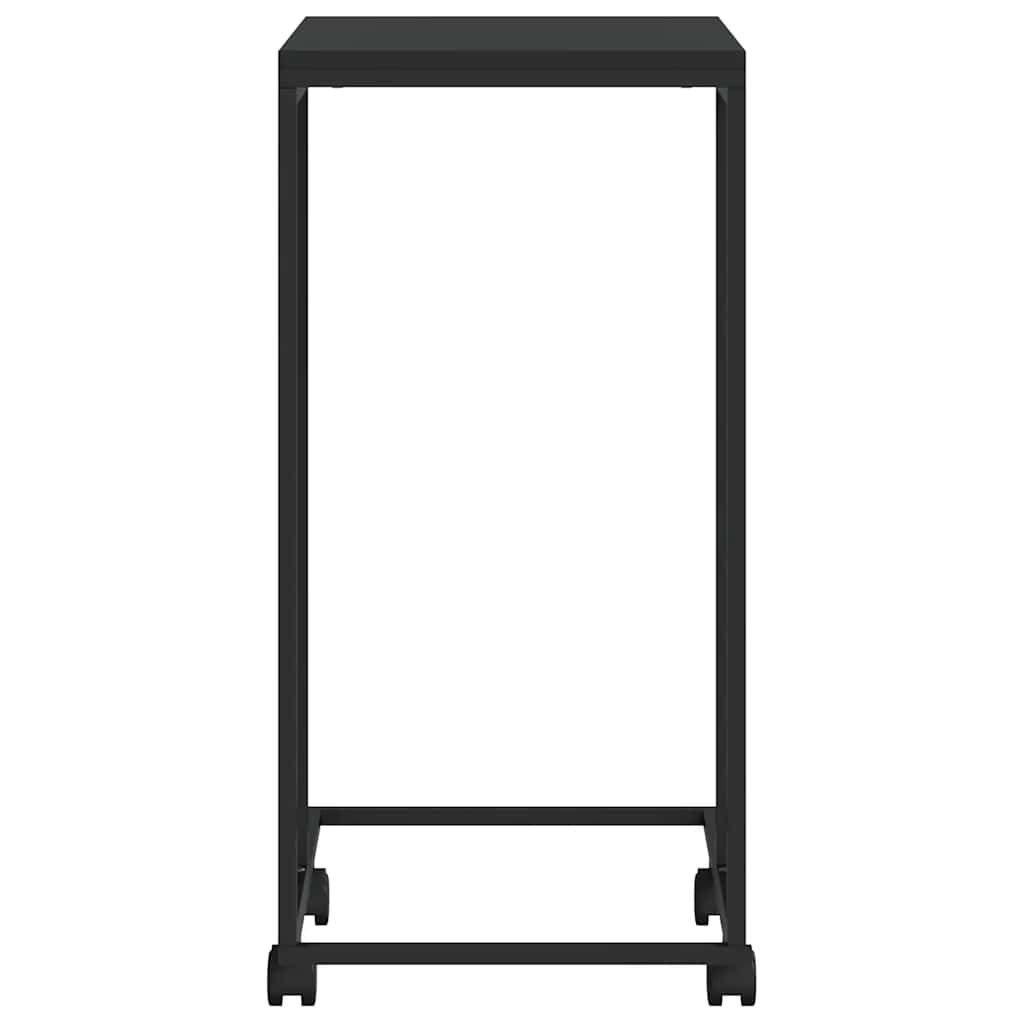 Side Table | Black | Engineered wood, iron | Small |  Portable