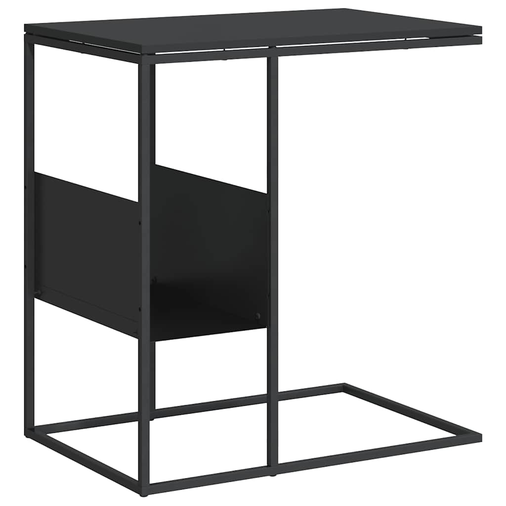 Side Table | Black | Engineered wood, iron | Medium | Side Table