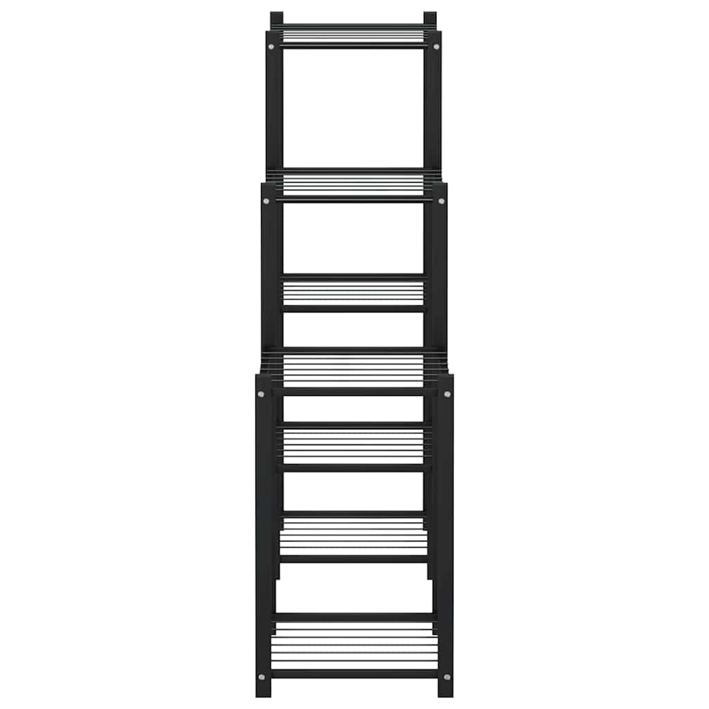 Flower Stand 83x25x80 cm Black Iron