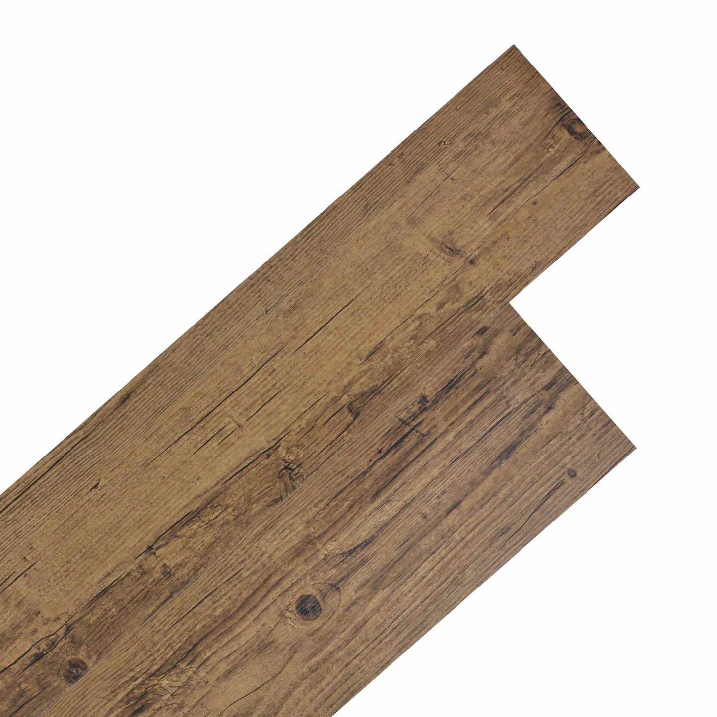 Flooring Planks 18 pcs Walnut Brown 2.51 m² PVC