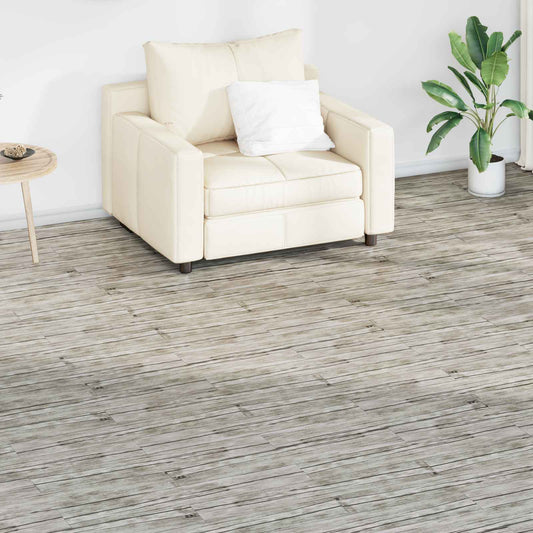 Flooring Planks 2.51 m² 18 pcs PVC Oak washed