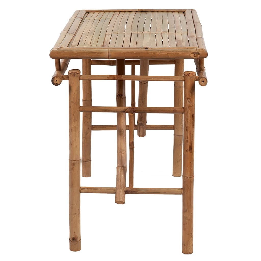 vidaXL Folding Garden Table 115x50x75 cm Bamboo