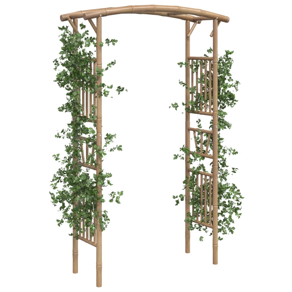 vidaXL Rose Arch Bamboo 118x40x187 cm