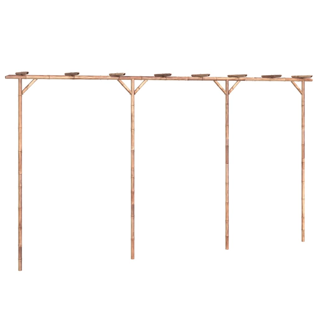 vidaXL Pergola Bamboo 385x40x205 cm