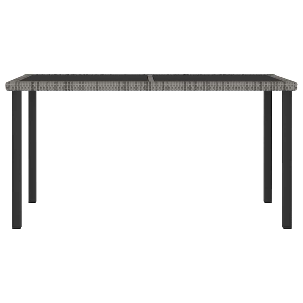 Outdoor Dining Set | Grey and black