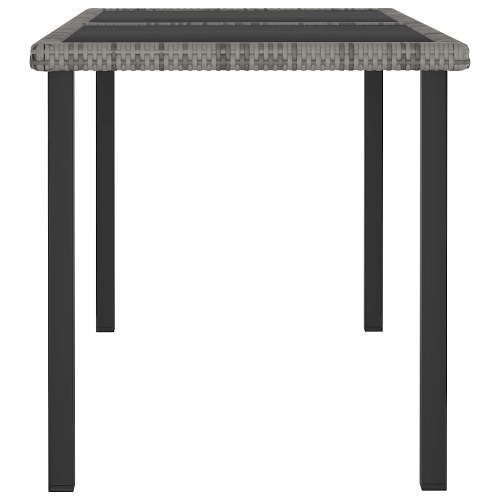 Outdoor Dining Set | Grey and black