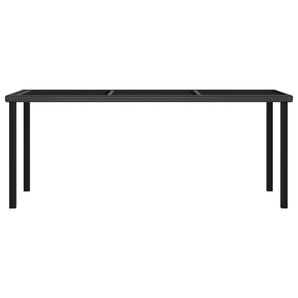 Outdoor Dining Set | Black and Cream