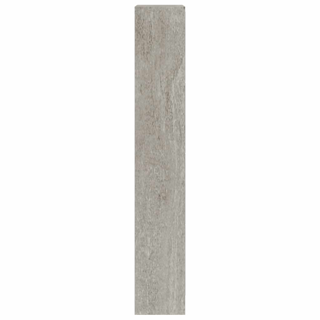 Shoe Cabinet Concrete Grey 63x24x147 cm Engineered Wood