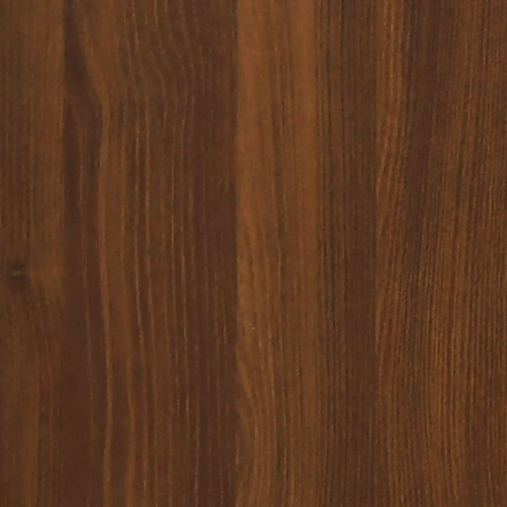 Shoe Cabinet Brown Oak 63x24x147 cm Engineered Wood