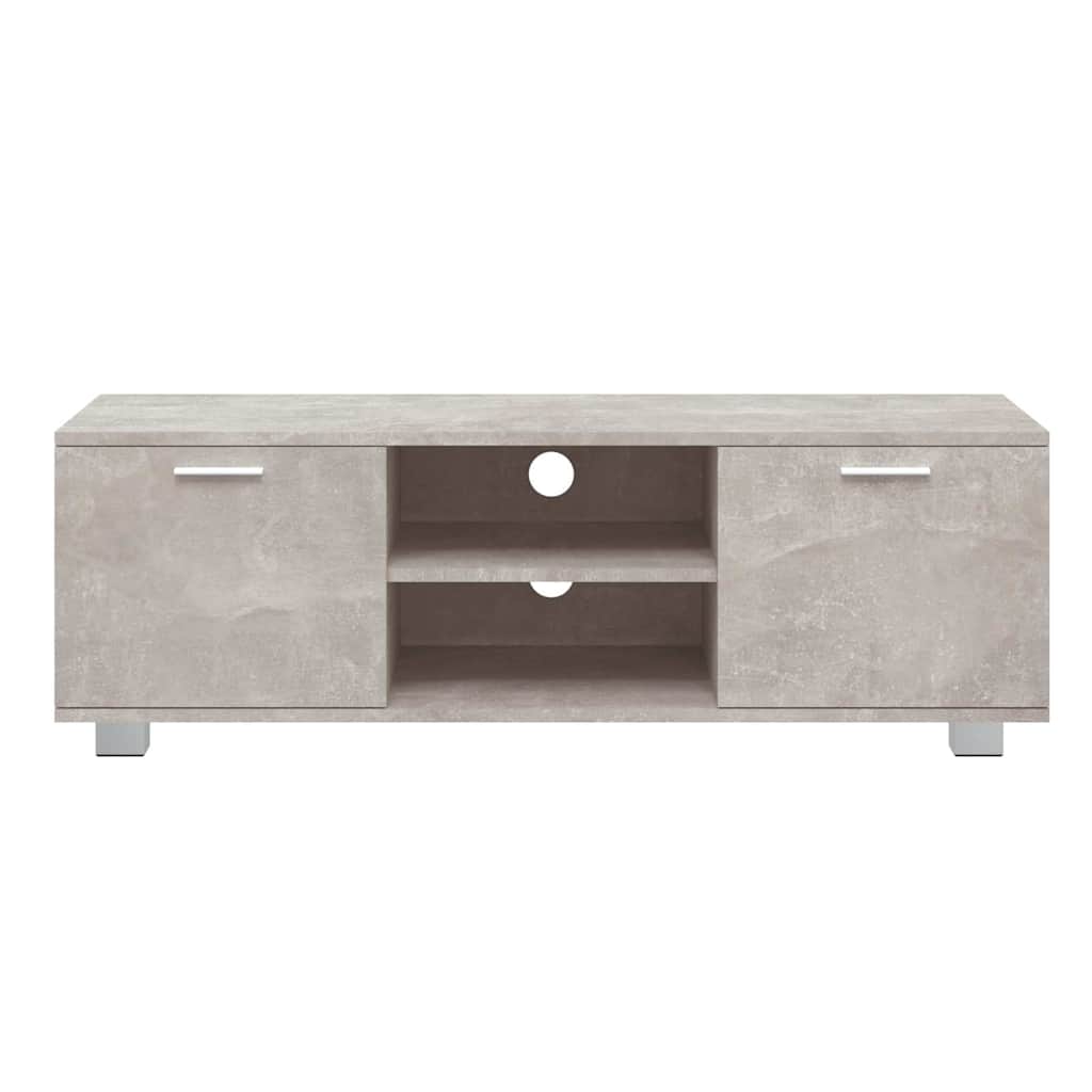 TV Cabinet Concrete Grey 120x40,5x35 cm Engineered Wood