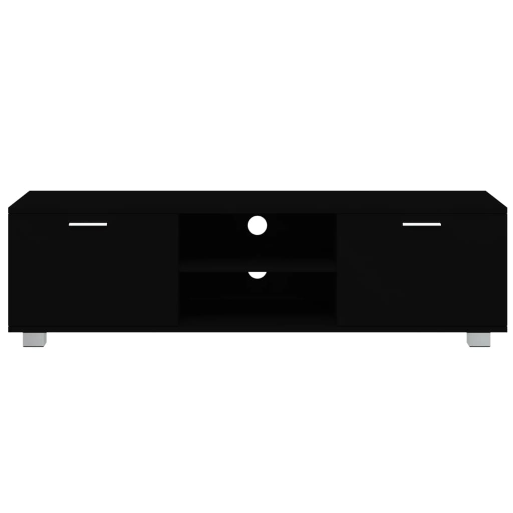 TV Cabinet Black 140x40.5x35 cm Engineered Wood