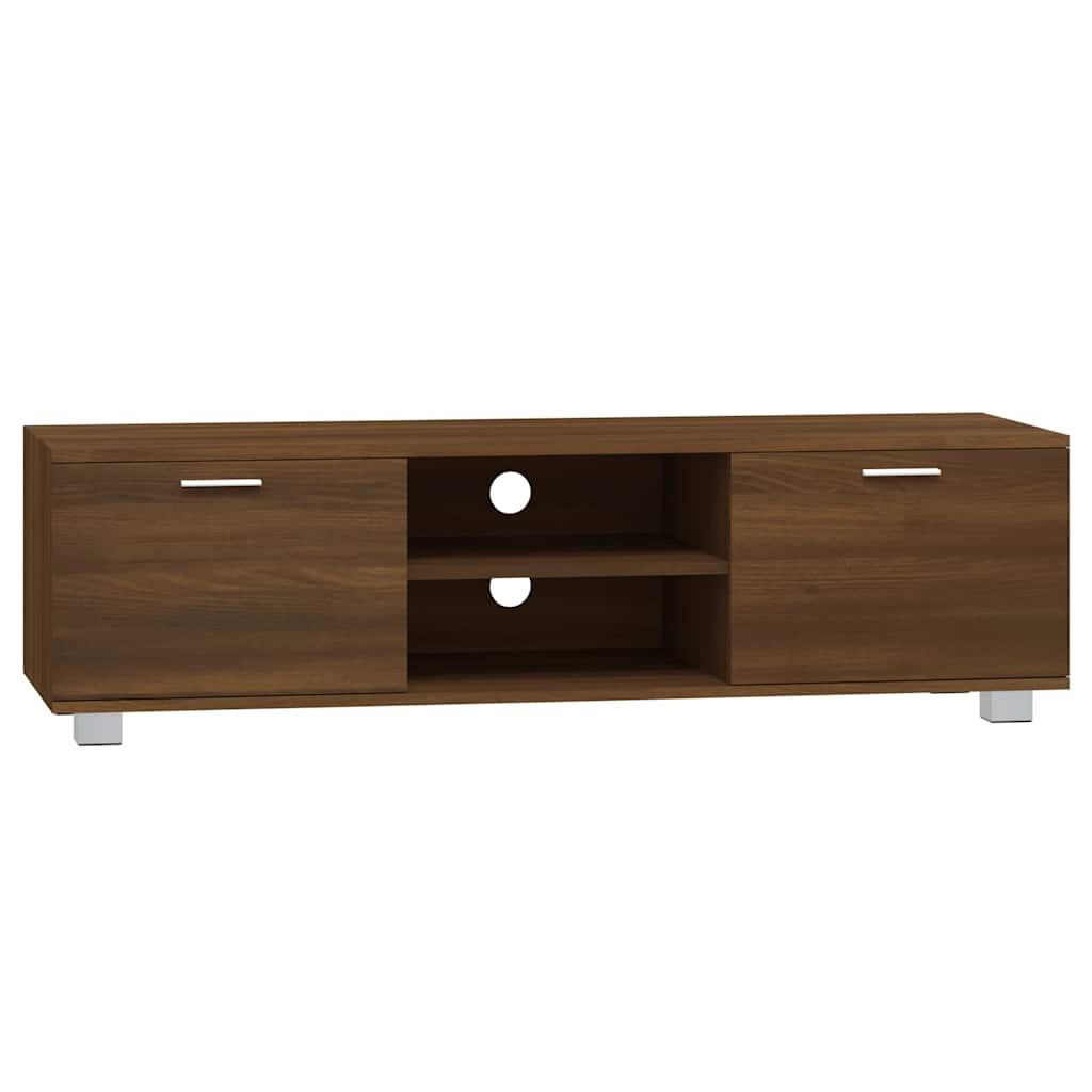 TV Cabinet Brown Oak 140x40,5x35 cm Engineered Wood