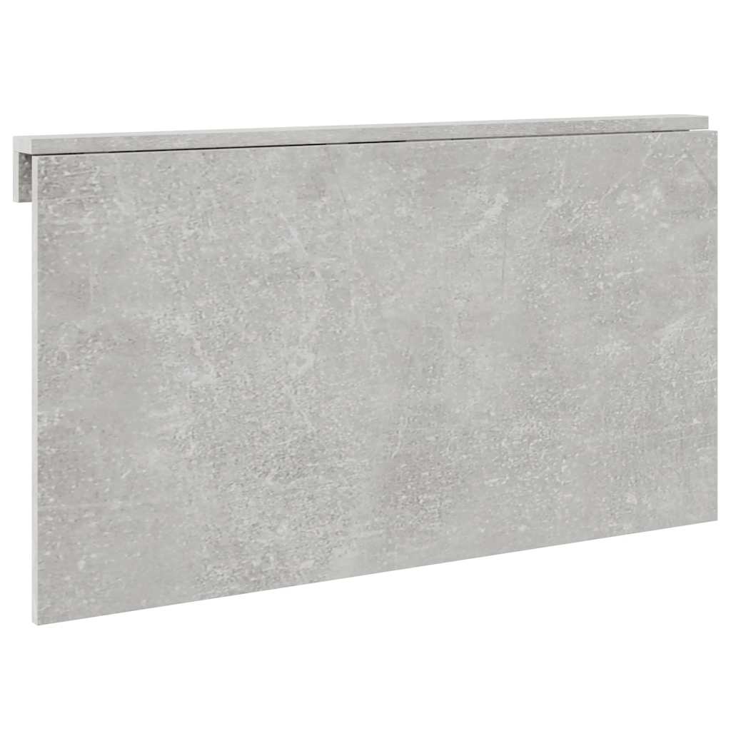 Folding Wall Table Concrete Grey 100x60x56 cm Engineered Wood