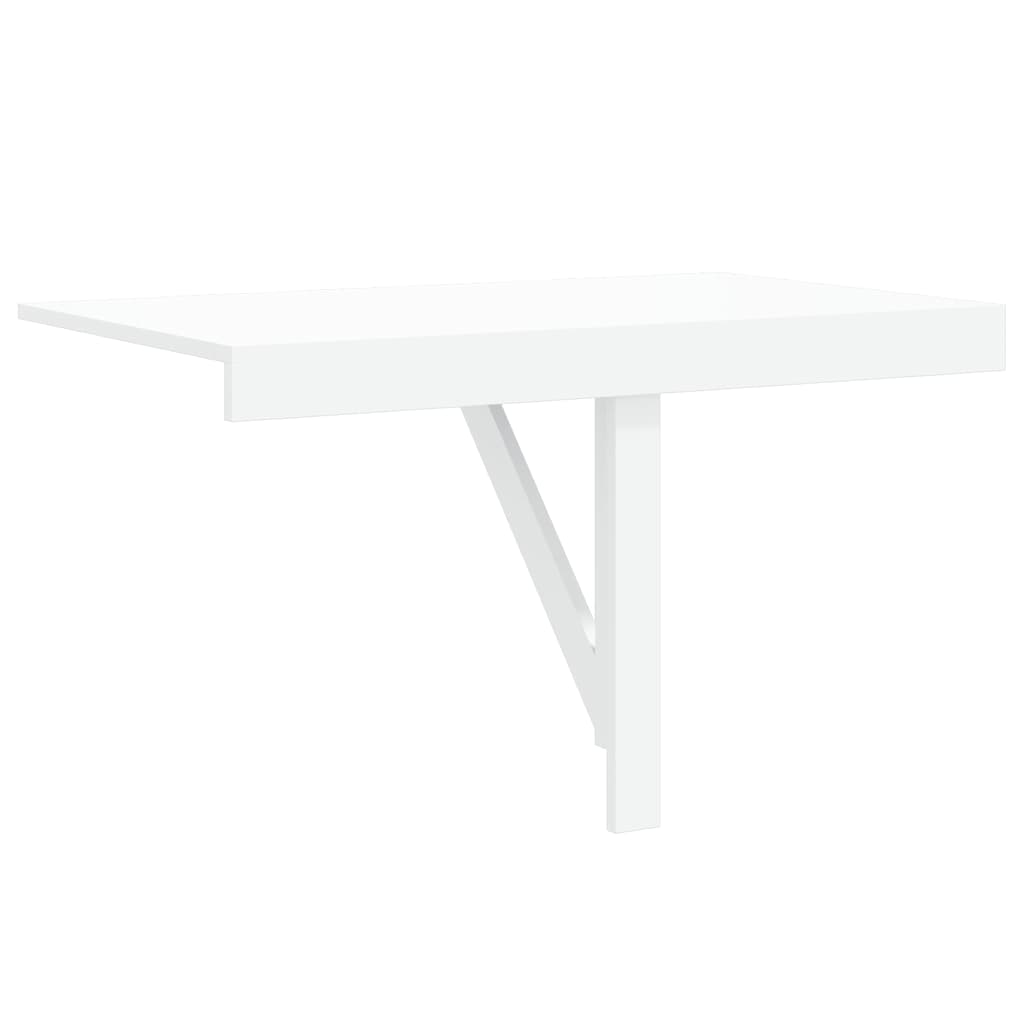 Folding Wall Table High Gloss White 100x60x56 cm Engineered Wood
