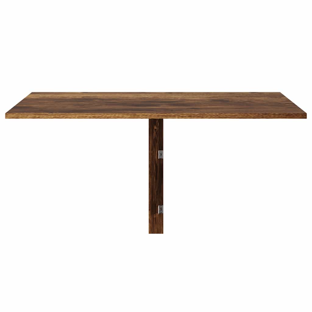 Folding Wall Table Smoked Oak 100x60x56 cm Engineered Wood