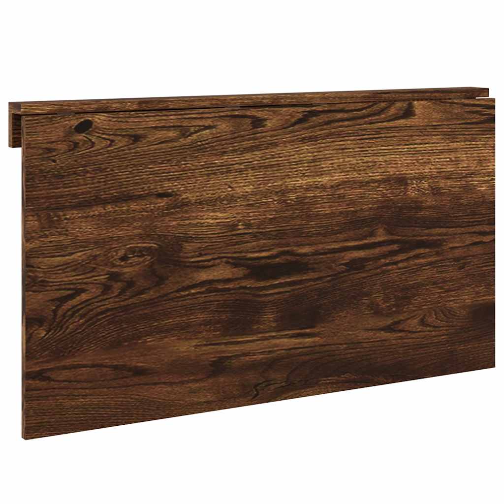 Folding Wall Table Smoked Oak 100x60x56 cm Engineered Wood