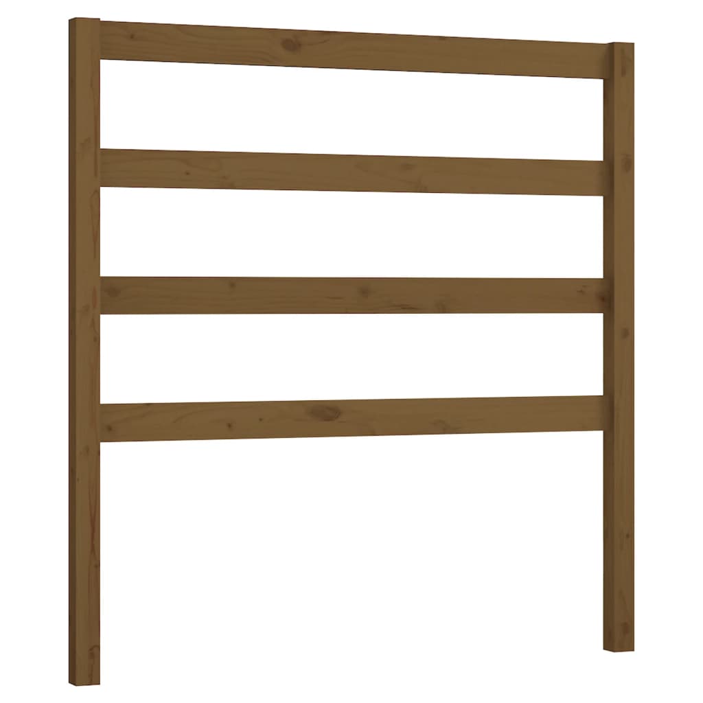 Bed Headboard Honey Brown 81x4x100 cm Solid Wood Pine