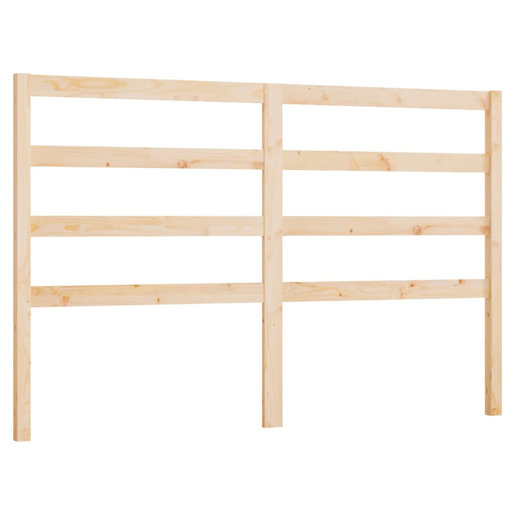 vidaXL Bed Headboard 126x4x100 cm Solid Wood Pine