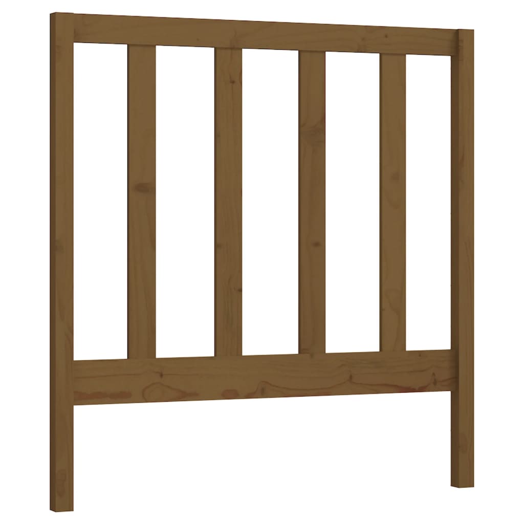 vidaXL Bed Headboard Honey Brown 106x4x100 cm Solid Wood Pine