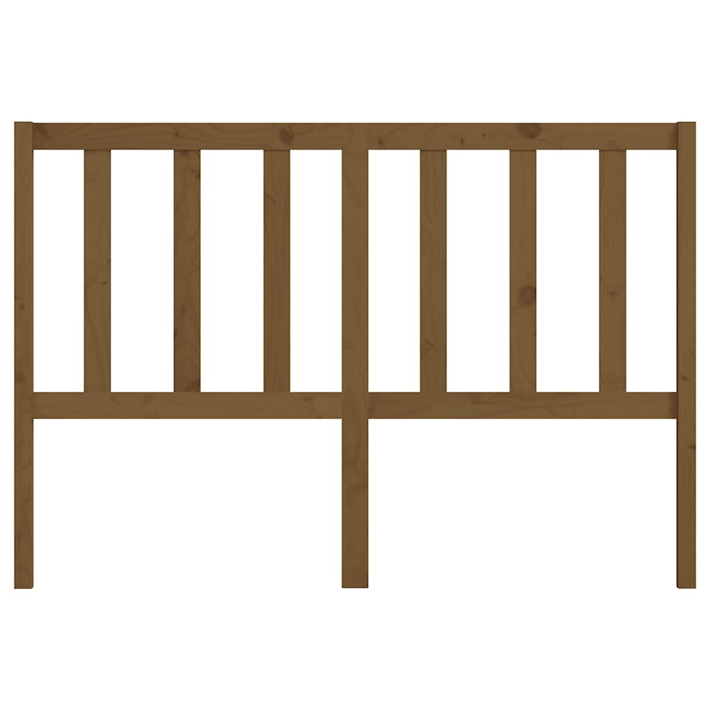 Bed Headboard Honey Brown 156x4x100 cm Solid Wood Pine