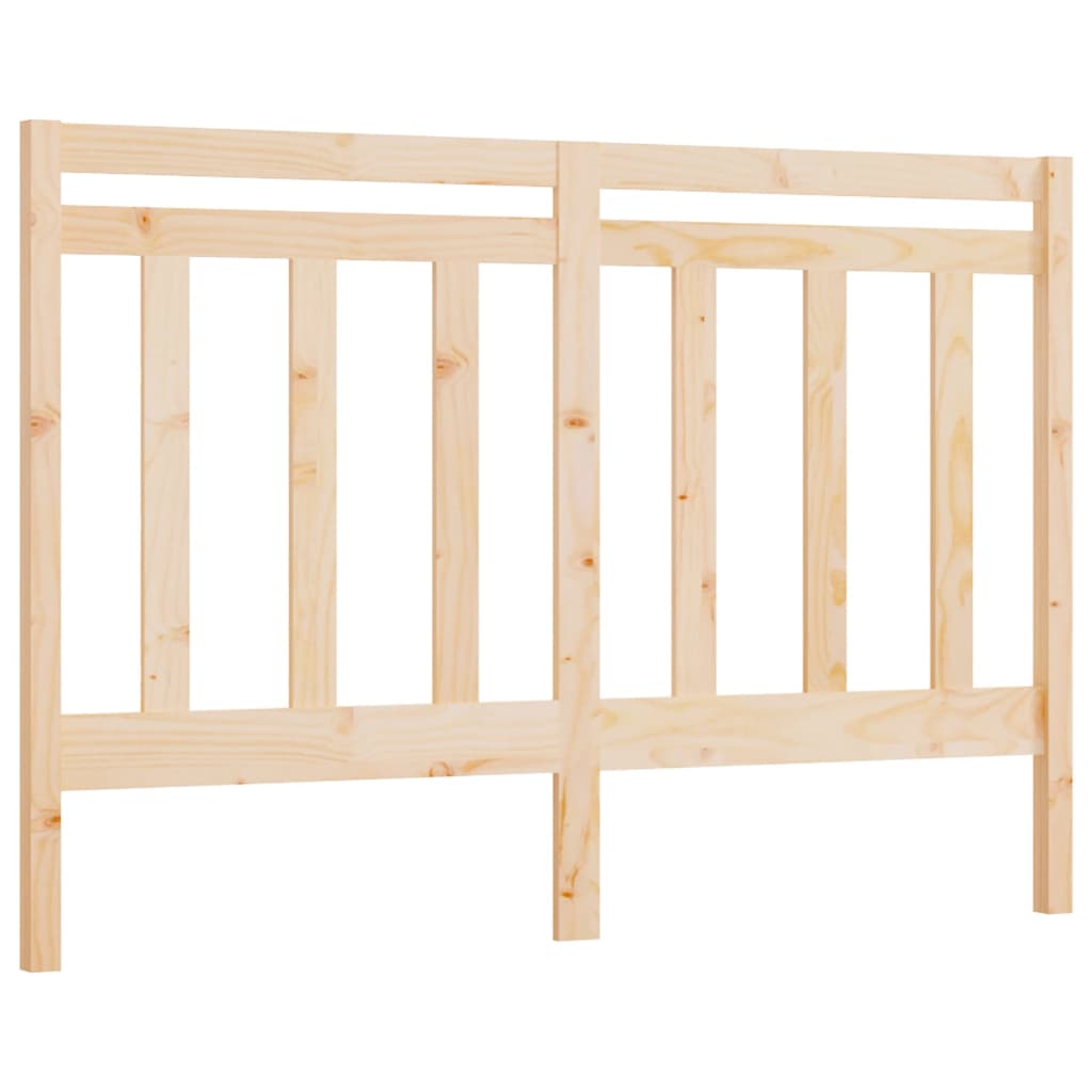 vidaXL Bed Headboard 146x4x100 cm Solid Wood Pine