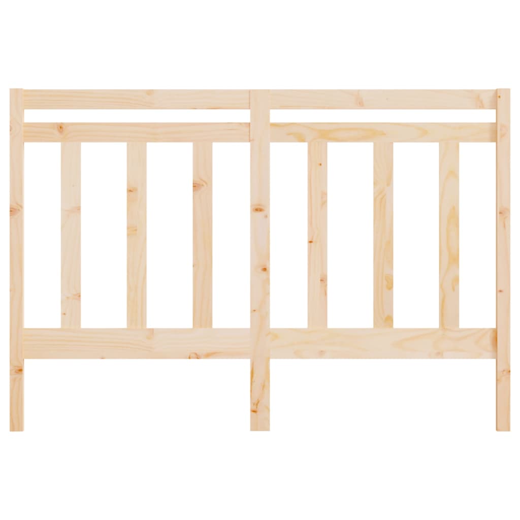 vidaXL Bed Headboard 146x4x100 cm Solid Wood Pine