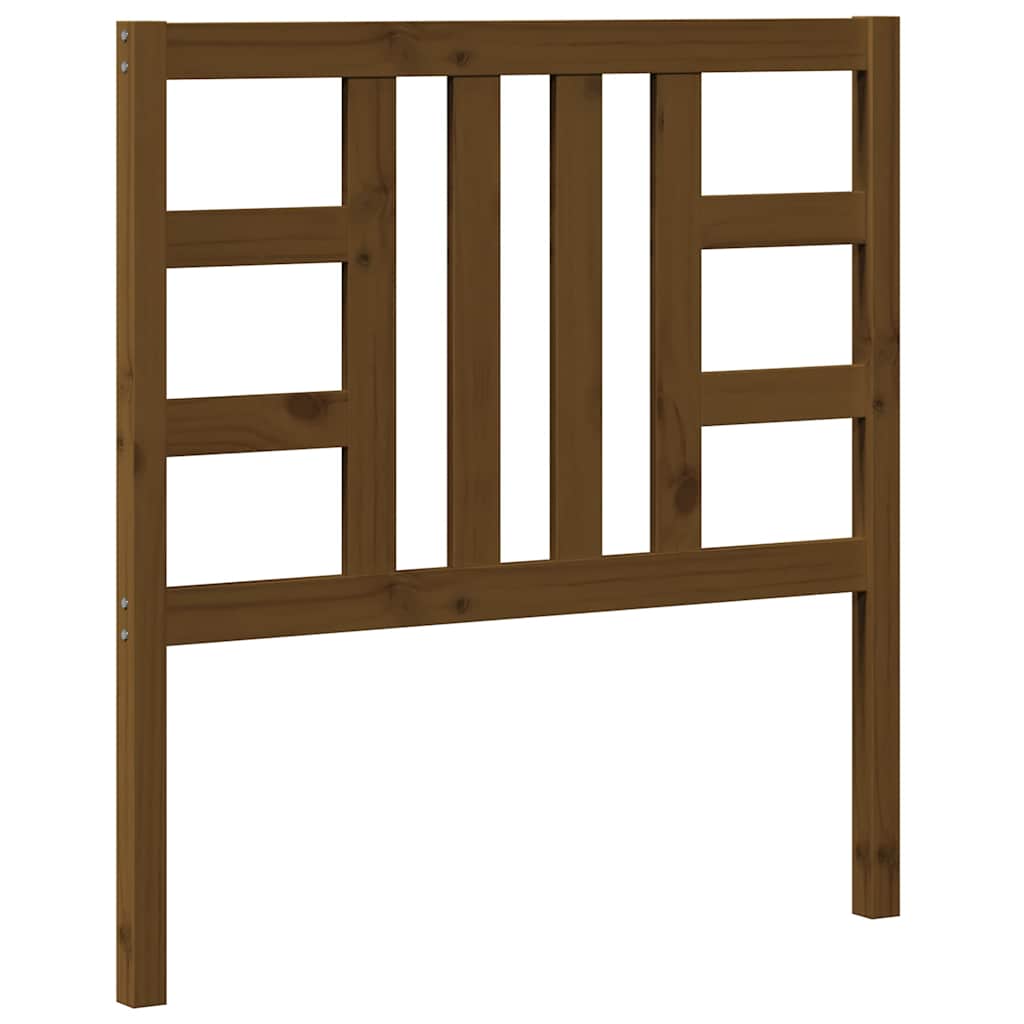 Bed Headboard Honey Brown 96x4x100 cm Solid Wood Pine