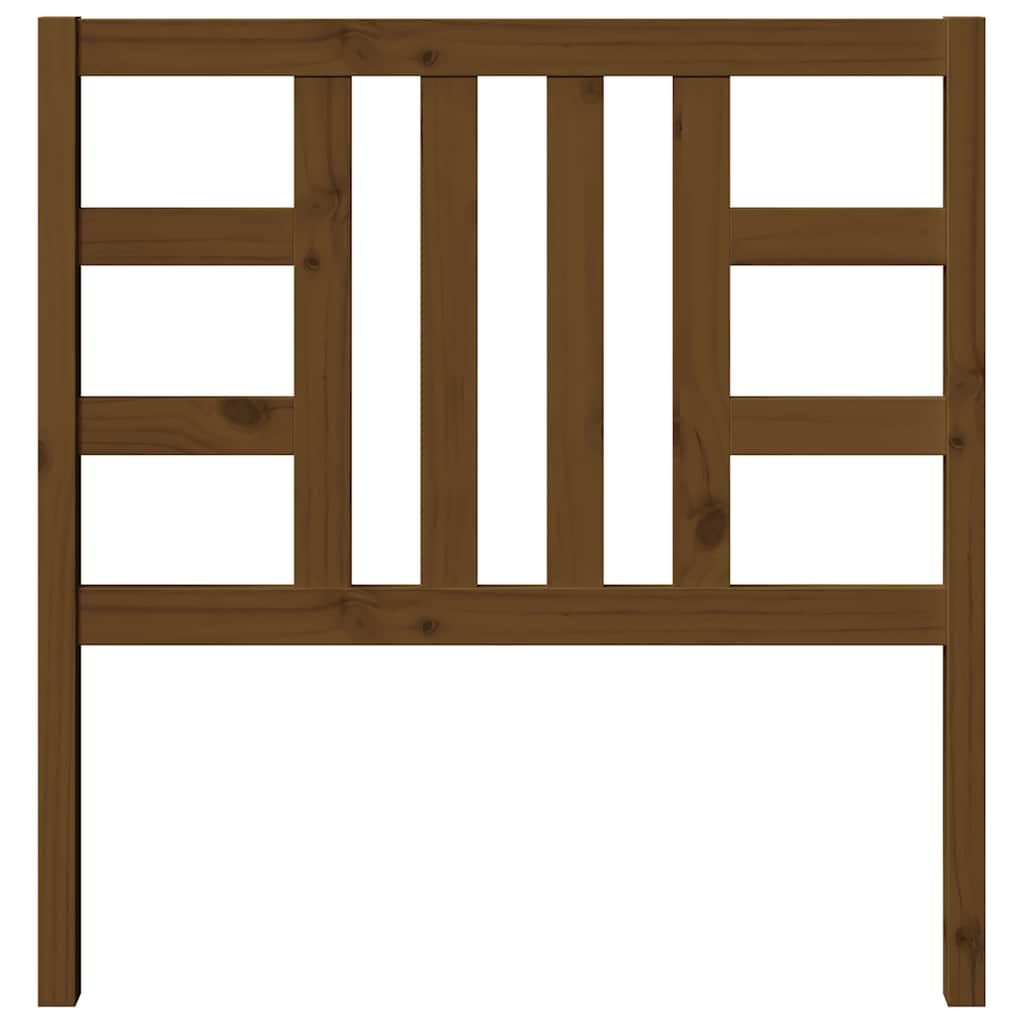 Bed Headboard Honey Brown 96x4x100 cm Solid Wood Pine