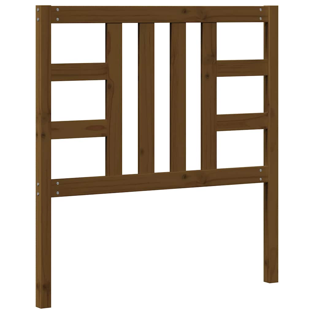 Bed Headboard Honey Brown 96x4x100 cm Solid Wood Pine