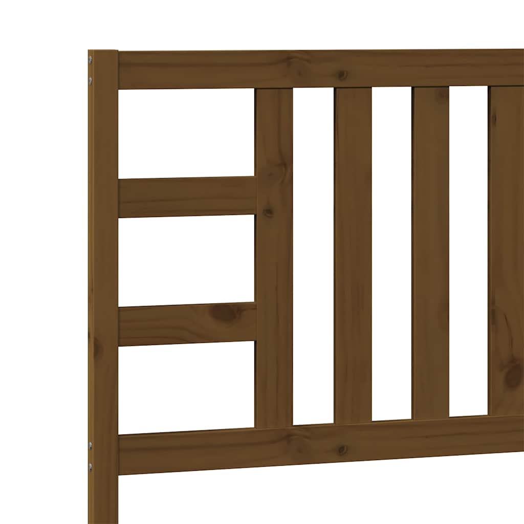 Bed Headboard Honey Brown 96x4x100 cm Solid Wood Pine