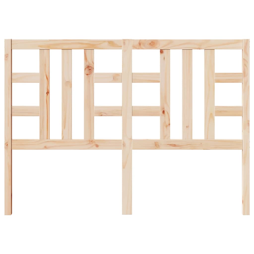 Bed Headboard 141x4x100 cm Solid Wood Pine